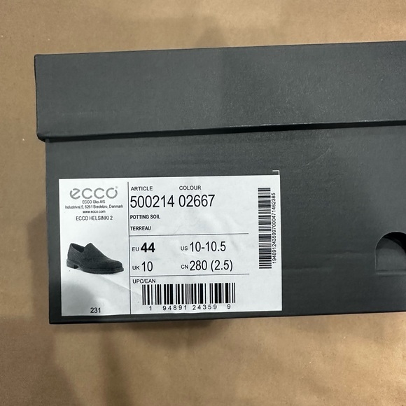 ECCO Helsinki 2 Slip‑On Dress Shoes Men’s 44 (US 10–10.5) – New in Box - Picture 6 of 7